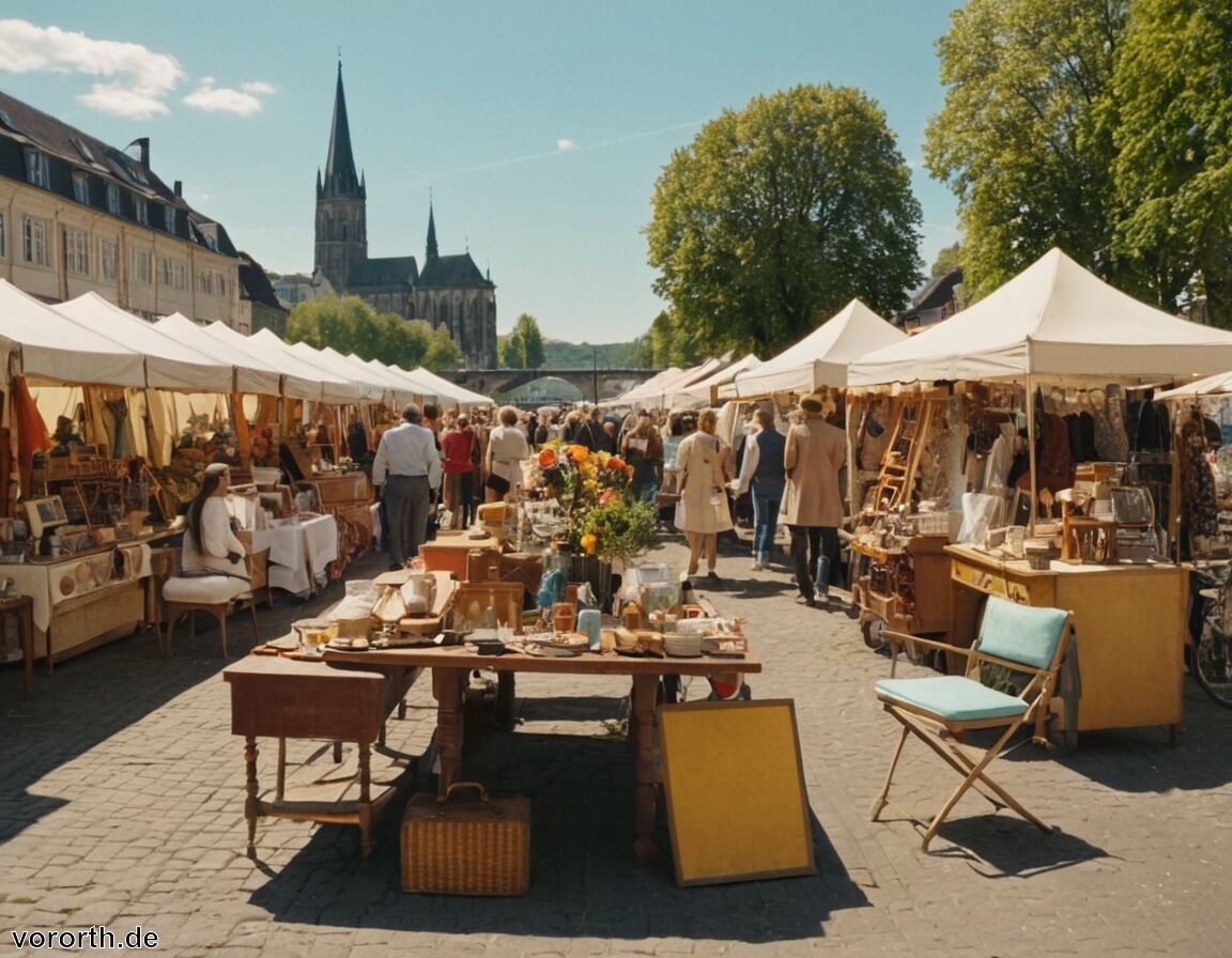 Antik- und Flohmarkt Rheinuferpromenade 1x im Monat - Die besten Flohmärkte in Köln